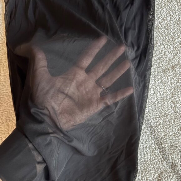 Vintage La Perla Studio Sheer Black Lace Chemise Slip 1990s Italian Lingerie - Picture 5 of 5